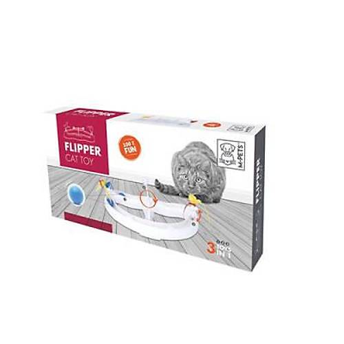 Flipper �nteraktif Kedi Oyunca�� 23,4x45,7x12,8 Cm