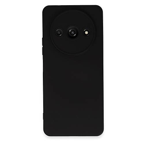 Redmi A3 4G K�l�f Nano i�i Kadife Silikon - Siyah