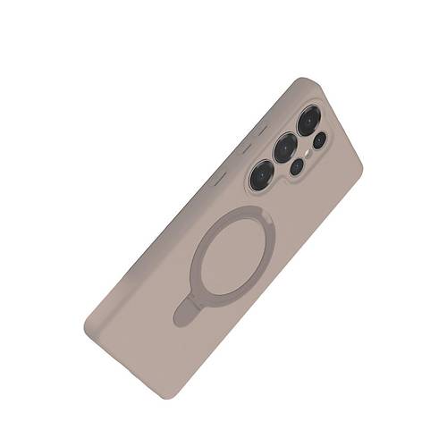 Galaxy S23 Ultra Regal Magsafe Standl� Kapak - Titan Gri