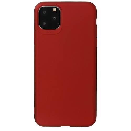 iPhone 11 Pro Max K�l�f First Silikon - Bordo