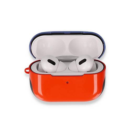 Airpods 3 (3.nesil) 3in1 K�l�f - K�rm�z�-Lacivert