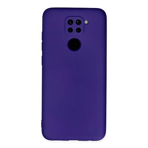 Redmi Note 9 K�l�f Nano i�i Kadife Silikon - Mor