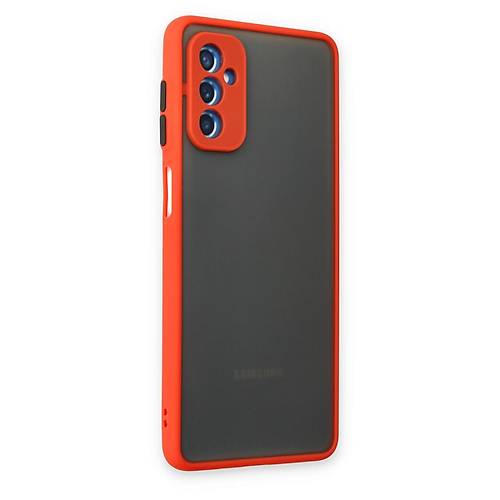 Galaxy M52 5G K�l�f Montreal Silikon Kapak - K�rm�z�