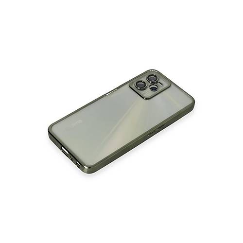 Realme C35 K�l�f Razer Lensli Silikon - Ye�il