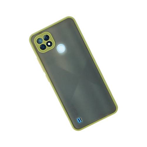 Realme C21 K�l�f Montreal Silikon Kapak - A��k Ye�il
