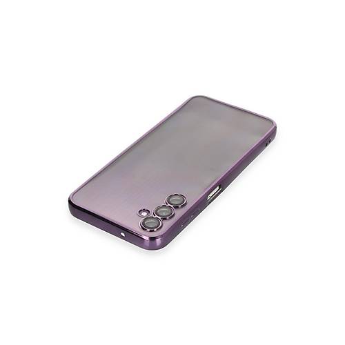 Galaxy A14 4G K�l�f Razer Lensli Silikon - Mor