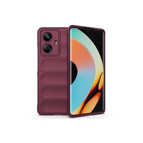 10 Pro 5G K�l�f Optimum Silikon - Bordo
