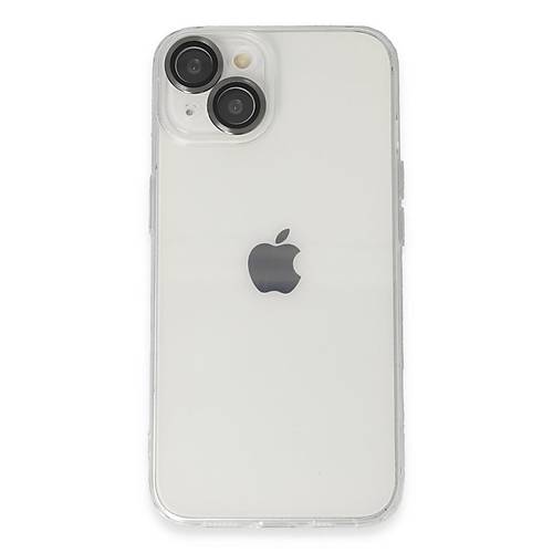 iPhone 14 K�l�f Luko Lens Silikon - Siyah