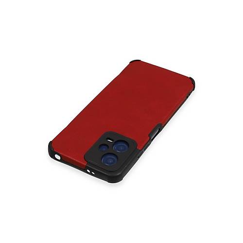 Redmi Note 12 5G K�l�f Loop Deri Silikon - K�rm�z�
