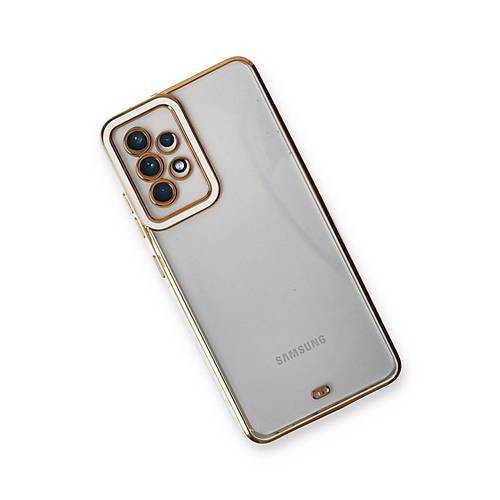 Galaxy A73 5G K�l�f Liva Lens Silikon - Beyaz