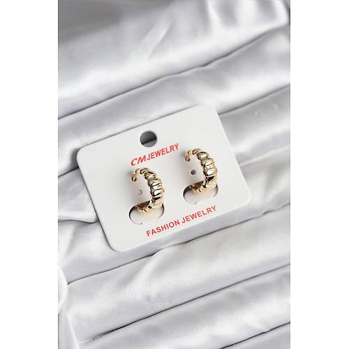 14K Gold Renk Kaplama CM Kad�n K�pe