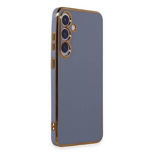 Galaxy S24 K�l�f Volet Silikon - Mavi