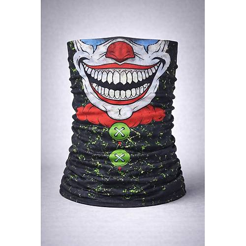 Joker Y�z Bask�l� Baf Bandana - �ok Ama�l� Boyunluk Bandana 2 No