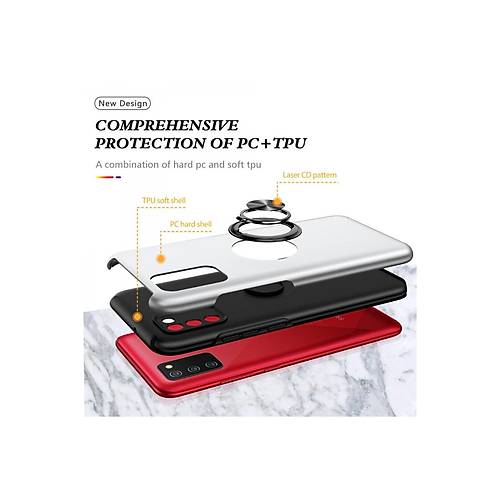 Galaxy A02S K�l�f Elit Y�z�kl� Kapak - G�m��