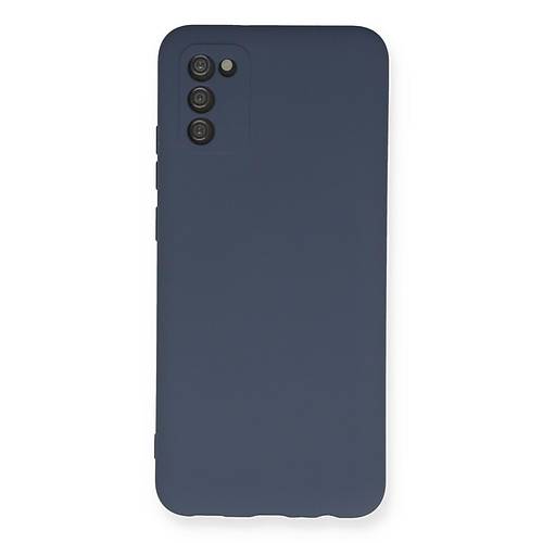 Galaxy A03S K�l�f Nano i�i Kadife Silikon - Gri