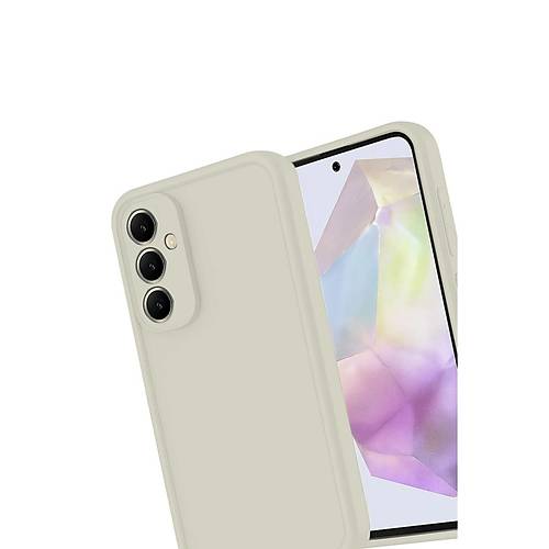 Galaxy A16 5G K�l�f Viera Silikon - Krem