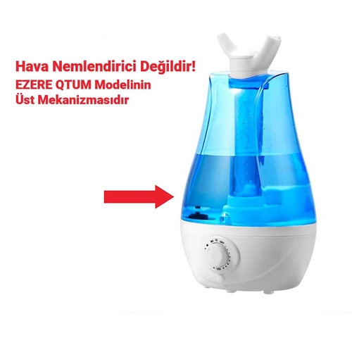 EZERE QTUM9 �ift Sprey Ultrasonik Hava Nemlendirici 3.5L �st Su Haznesi
