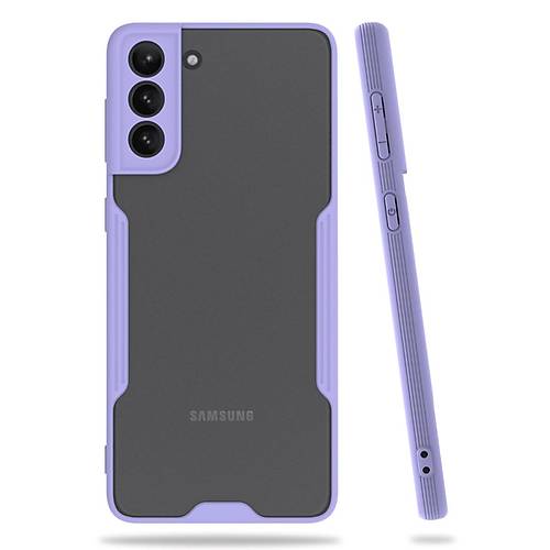 Galaxy S21 Plus K�l�f Platin Silikon - Lila