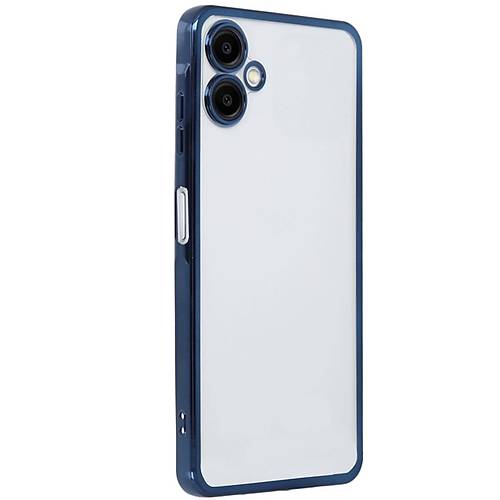 Galaxy A06 K�l�f Razer Lensli Silikon - Lacivert