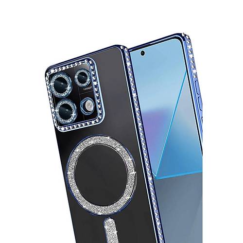 Redmi 13C Joke Simli Magneticsafe K�l�f - Mavi