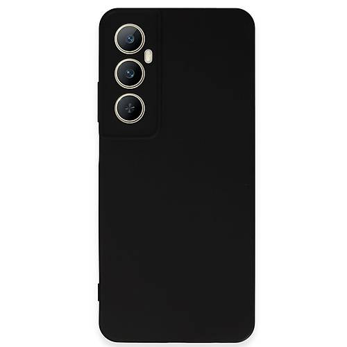 Realme C65 K�l�f First Silikon - Siyah