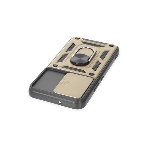 Galaxy S23 K�l�f Pars Lens Y�z�kl� Silikon - Gold