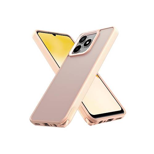 Realme C53 K�l�f Elegant Kapak - Pudra