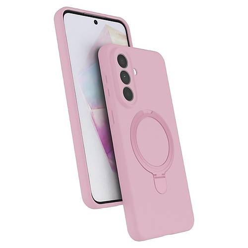 Galaxy A57 5G Regal Magsafe Standl� Kapak - A��k Pembe