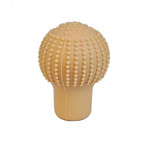 Silikon Vites Topuzu K�l�f� Masajl� Yuvarlak Bej