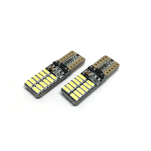T10 Led Ampul 24 Ledli Canbusl� Park Ampul� Beyaz 2'li