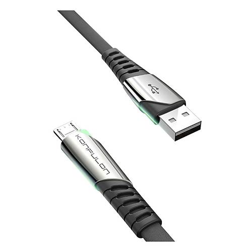 DC16 Micro USB Kablo 1M 2.4A - Siyah