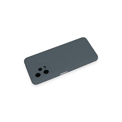 Redmi Note 12 Pro 5G K�l�f Nano i�i Kadife Silikon - Gri