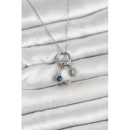 316L �elik G�m�� Renk Gece G�nd�z Tema Charml� Kad�n Kolye