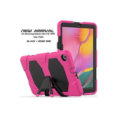 Galaxy T510 Tab A 10.1 K�l�f Griffin Tablet Kapak - Pembe