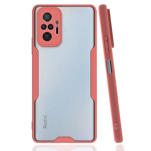 Redmi Note 10 Pro K�l�f Platin Silikon - Pembe