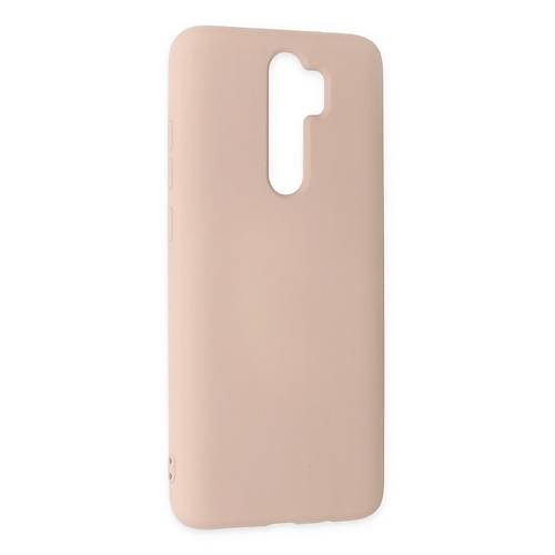 Redmi Note 8 Pro K�l�f Nano i�i Kadife Silikon - Pudra