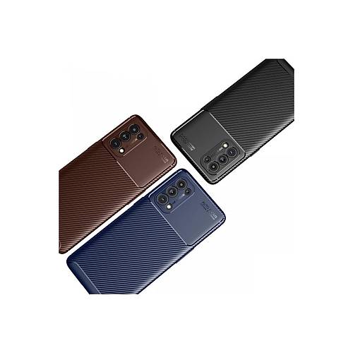 Reno 5 Pro K�l�f Auto Focus Karbon Kapak - Lacivert