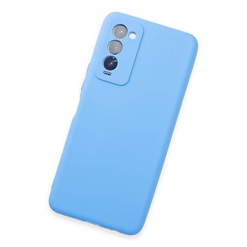 Camon 18 K�l�f First Silikon - Mavi