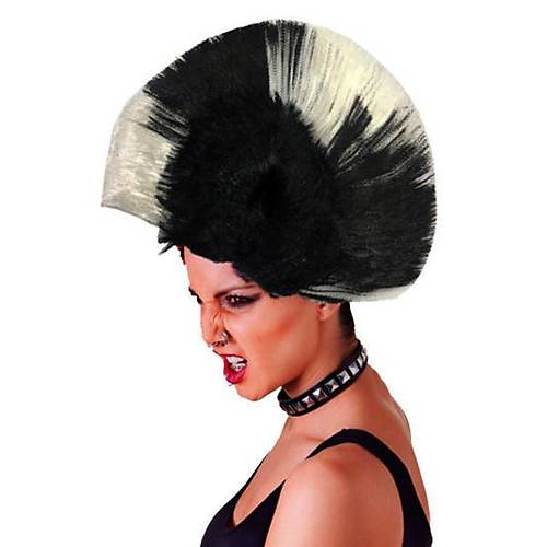 Mohican Mohawk Punk Peruk - 70 li 80 li Y�llar Peruk Model 5