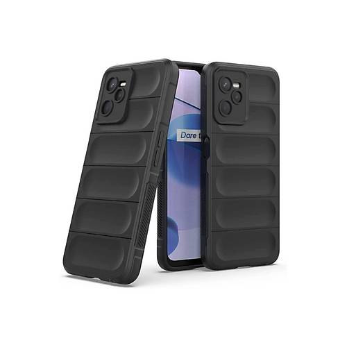 Realme C35 K�l�f Optimum Silikon - Siyah