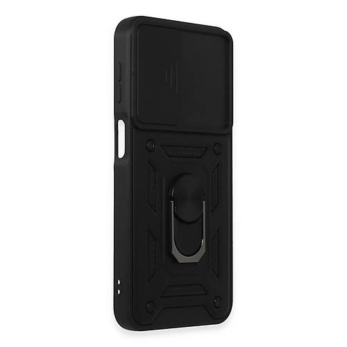 Galaxy M34 5G K�l�f Pars Lens Y�z�kl� Silikon - Siyah