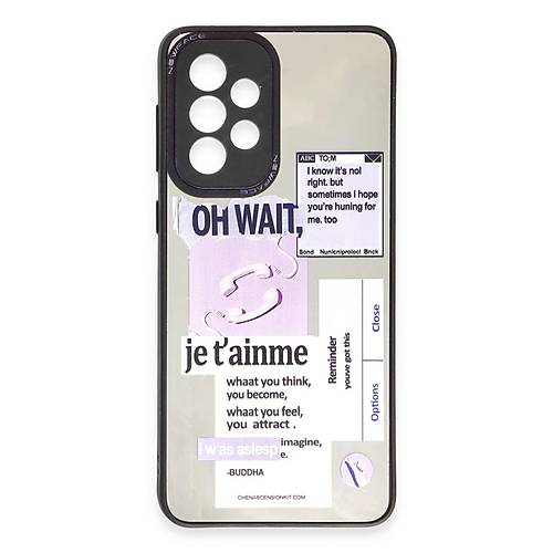 Galaxy A53 5G K�l�f Mirror Desenli Kapak - Mirror - 4