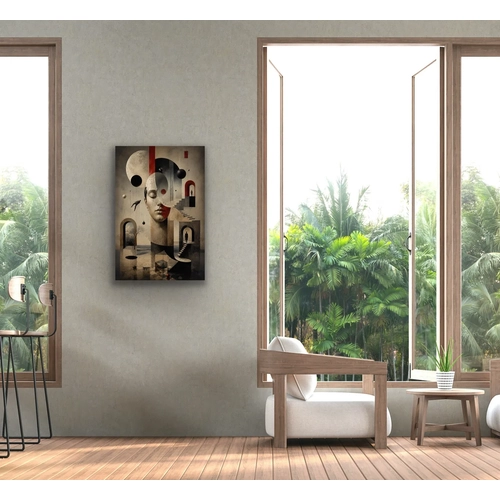 Kar���k R�yalar Soyut Kanvas Tablo 20X30 CM