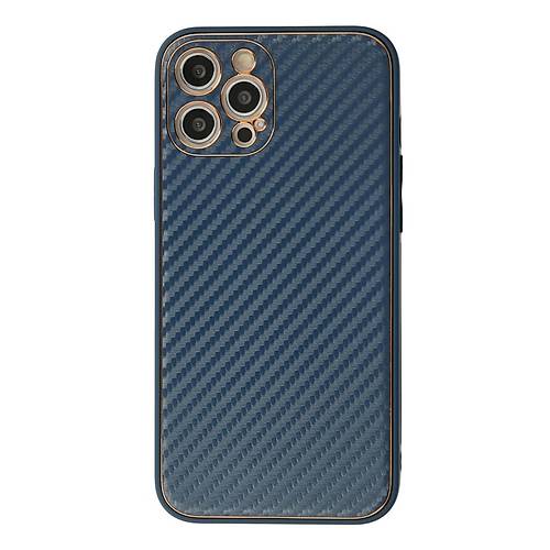 iPhone 12 Pro Max K�l�f Coco Karbon Silikon - Mavi