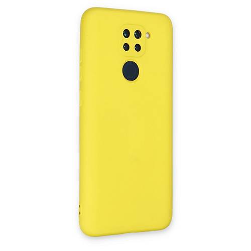 Redmi Note 9 K�l�f Nano i�i Kadife Silikon - Sar�