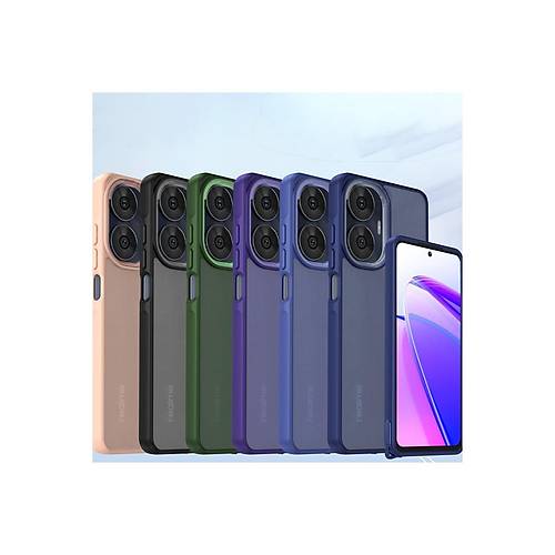Realme C55 K�l�f Elegant Kapak - Siyah