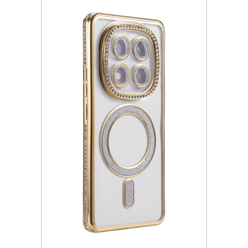 Redmi Note 15 Pro 5G Joke Simli Magneticsafe K�l�f - Gold