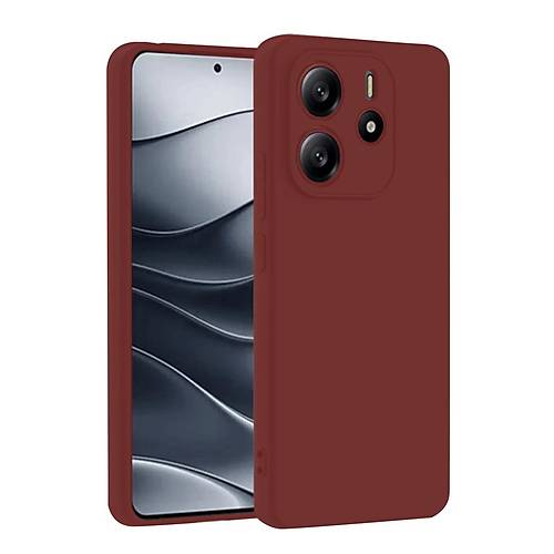 Redmi Note 14 4G K�l�f First Silikon - Bordo