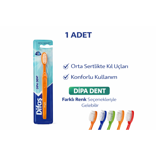 Difas Dipa Dent Medium Di� F�r�as� Orta Sert 1 ADET