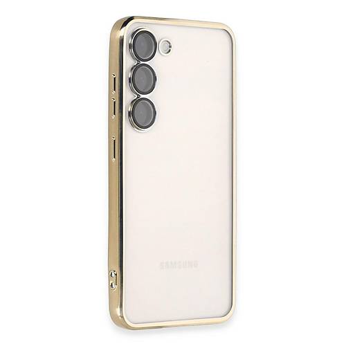 Galaxy S23 Plus K�l�f Razer Lensli Silikon - Gold